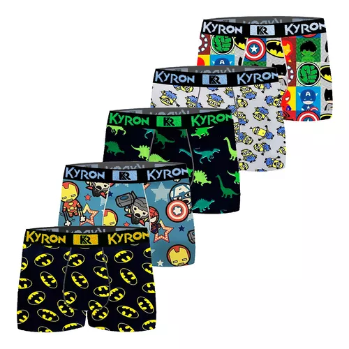 Kit 10 Cuecas Box Boxer Infantil Ckyron De Microfibra Menor preço em Kit 10 Cuecas Box Boxer Infantil Ckyron De Microfibra
