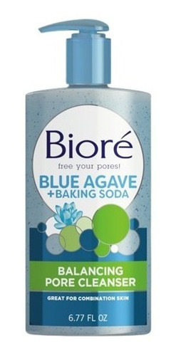 Biore Blue Agave + Baking Soda Face Wash Limpieza Facial