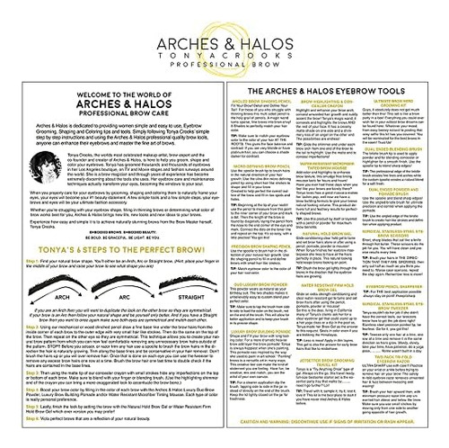 Tijeras Quirúrgicas Para Cejas Arches & Halos De Acero Inoxi
