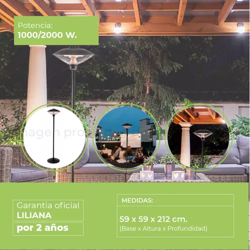 CALEFACTOR EXTERIOR HALOGENO LILIANA CHPIE2000 – La Plata Clima