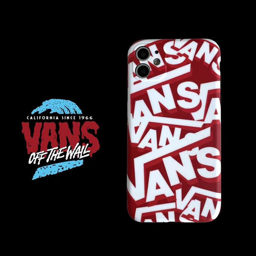 Carcasa Vans Para iPhone 7 - Color Roja