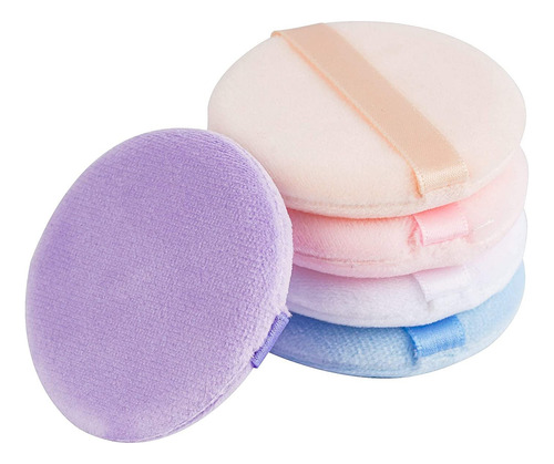 Esponjas Puff Para Aplicar Maquillaje Polvo Set Con 3 Piezas