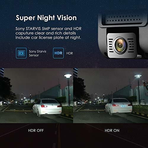 Viofo 5 Dash Cam Xp Quad Hd Car Camara Ultra Clear