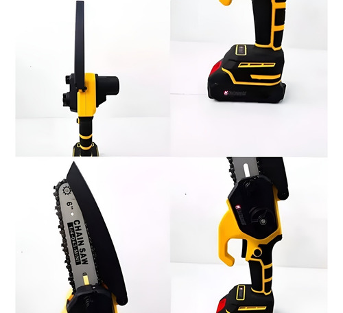 Motosserra A Bateria 30v Com Cabo Extensor 3 Metros Podadora