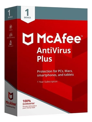 Mcafee Antivirus Plus 2023 1 Equipo 1 Año