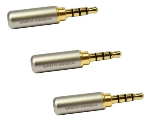 Kit 3 Plug Conector P3 Santo Angelo Op03