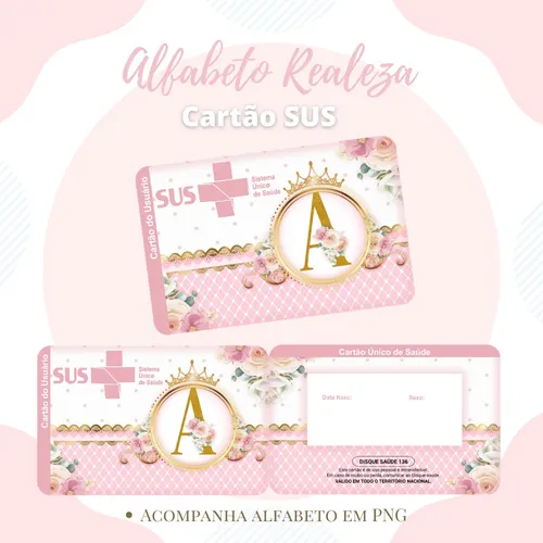 Cartão Do Sus Personalizado