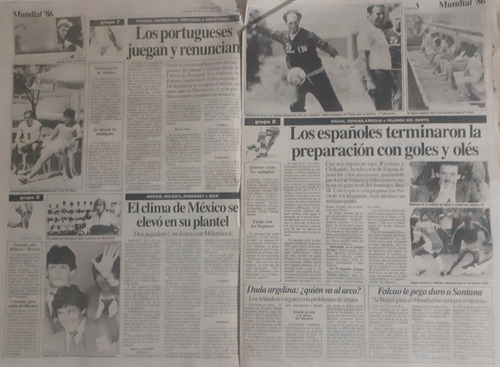 Suple Tiempo Mundial 86 Escribe Maradona,previa Mundial (Usado)