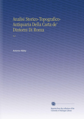 Libro: Analisi Storico-topografico-antiquaria Della Carta De