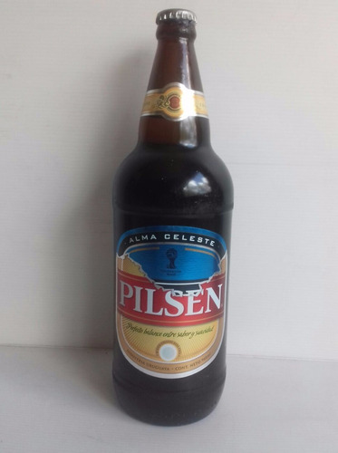 Botella Llena Pilsen Cerveza Alma Celeste Brasil 2014 Mundia