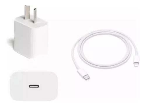 Cargador 20w Para iPhone + Cable Usb C 2 Metros ( 2mts )