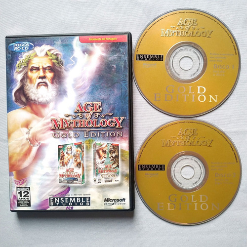 Jogo Age Of Mythology Gold Edition - 2 Cds (pc Cd-rom)