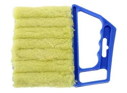 Cepillo Limpia Persianas Removedor De Polvo Microfibra Blue