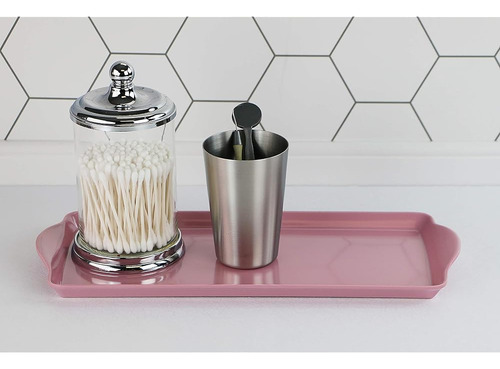 Bandeja De Sándwich Melamina Calypso Basics Rosa 37x16 Cm