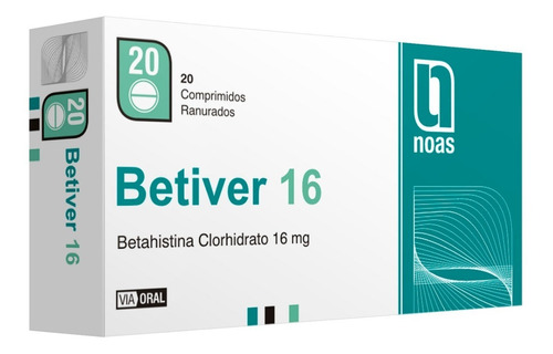 Betiver® 16mg X 20 Comp. (betahistina)