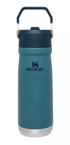 Botella Stanley Flip Straw Con Sorbete 500ml Color Azul