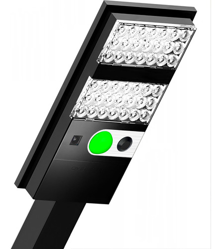 Luminaria Solar Refletor Poste S400 12h LED Bateria Substituível Holofote Oversun