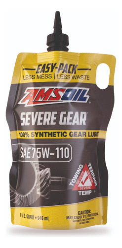 Aceite Para Diferenciales 75w110 Amsoil 100% Sintético