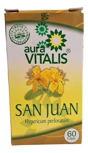 Antidepresivo Natural Hierba De San Juan 60 Cápsulas