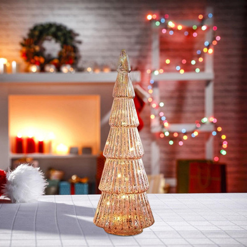 Adorno De Luz De Noche De Árbol De Navidad Rosado