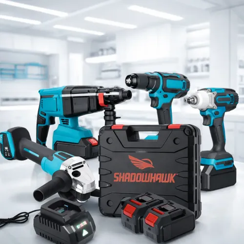 Kit 4 Em 1 Ferramentas 48v Elétricas Profissional Brushless