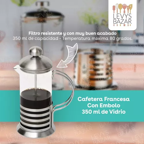 Cafetera-tetera émbolo 350 ml.