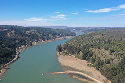Vista Laguna De Cahuil