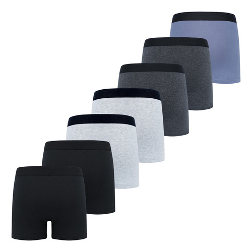 Pack De 7 Calzoncillos Deportivos Transpirables Con Forma De