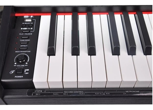 Piano Eléctrico 88 Notas Dp 730 Negro Teclas Acción Matillo