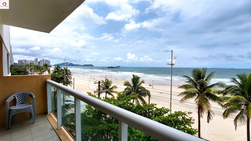 Imagem 1 de 23 de Guarujá-praia Das Pitangueiras - Frente Total Para O Mar - 4 Dormitórios - 02 Vagas - Ap3053 - 34709696