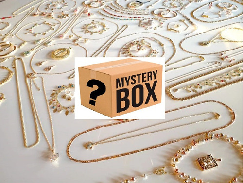 Mistery Box Joyeria Fina Caja Misteriosa Oro Laminado B