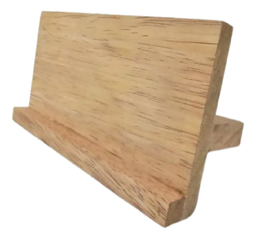 Dock Base D Madera Tornillo Original Para Celular 18.1x9.9cm