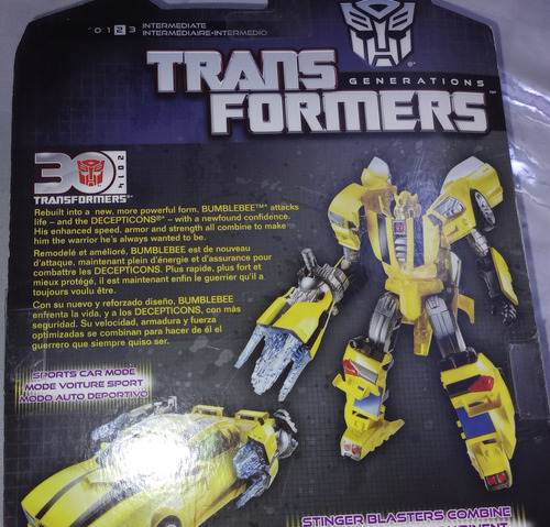 Transformers Generations Deluxe Class Bumblebee 30 Aniversar (Usado)