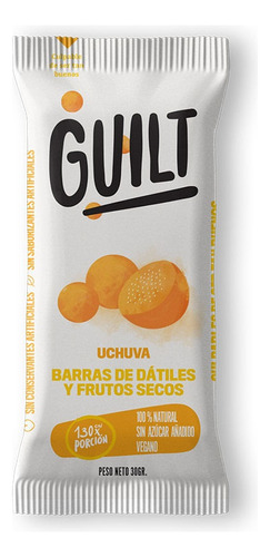 Barras Guilbarras Guilt Datiles Uchuva 6 X 30g