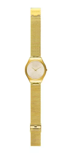Reloj Swatch dorado de dama | lerevemexico