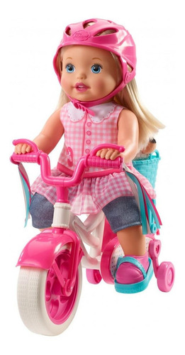Imagen 3 de 5 de Little Mommy Muñeca Mi primer paseo Mattel FCN11