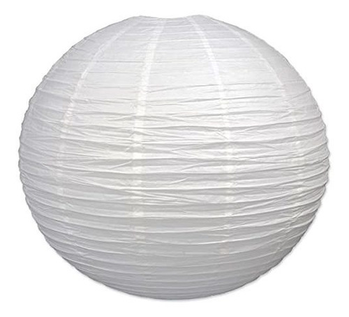 Portavelas Farol Gigante De Papel Beistle, 30 Pulgadas, Blan