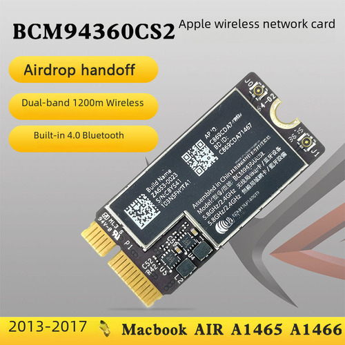 Tarjeta Wifi Bcm94360cs2 De 5 G Gigabit Bluetooth 4.0 Para M