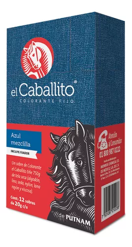 el Caballito® Colorante para Ropa Gris Oxford 16g – Colorantes en Polvo el  Caballito®