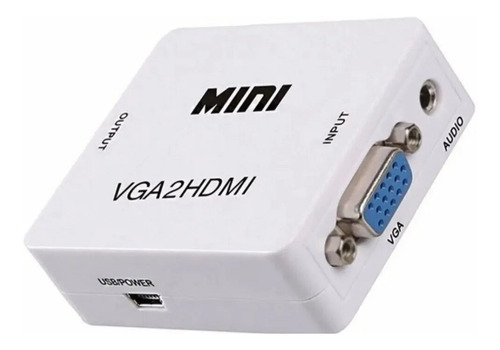 Adaptador Convertidor De Vga A Hdmi Tv Monitor Ps3 Con Audio