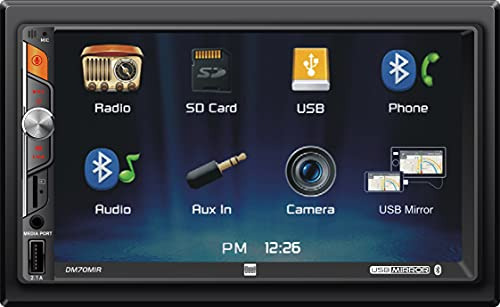 Dual Electronics Dm70mir 7  Media Touch Screen Double Din Re