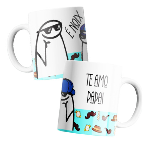 Caneca Meme Flork Frases Engraçadas Dia Dos Pais Melhor Pai