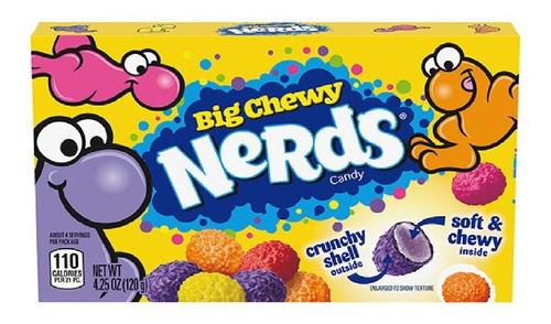 Dulce Nerds Big Chewy 120 G. 