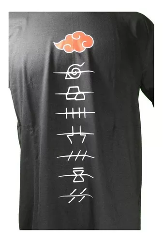 Camiseta Akatsuki Simbolos Ref.127