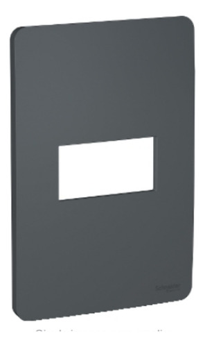 Placa 1 Puesto Stellar Black S730101294 Orion Schneider