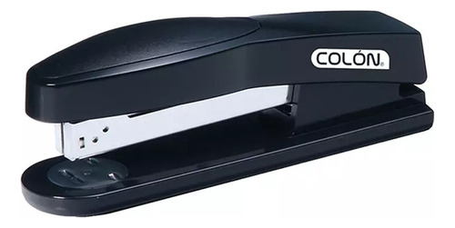 Corchetera Colón A7 Grande Plástico Negro 20 Hojas 24/6 26/6