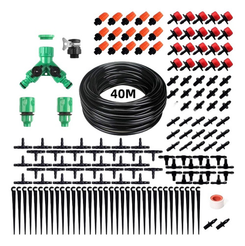 Kit De Riego Sistema Automático Por Goteo 40m 158 Pcs