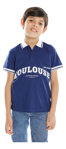 Playera Polo Manga Corta C&a De Niño