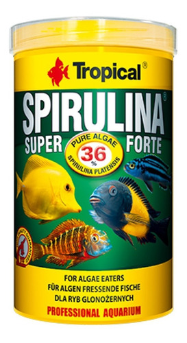 Tropical Super Spirulina Forte 200g Alimento Peces Acuario