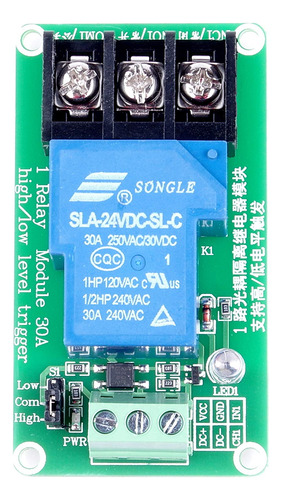 Módulo De Relé Knacro De 1 Canal Dc 24 V 30 A Para Control P
